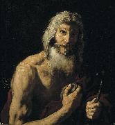 Jose de Ribera Bubender Hl. Hieronymus San Jeronimo penitente. oil on canvas